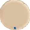 Grabo Rund Folieballon 45 cm, Satin Cream