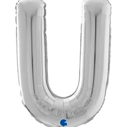 Grabo Sølv Bogstav Ballon 66 cm, U