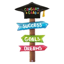 Grabo Special "Grad Signs" Graduering Folieballon, 81 x 165 cm