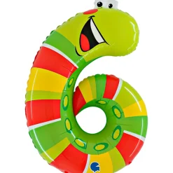 Grabo Stor Animaloons Tal Folieballon, Orm #6