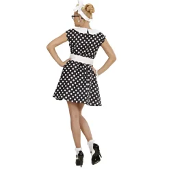 Grease kostume: Sort 50'er kjole