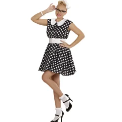 Grease kostume: Sort 50'er kjole
