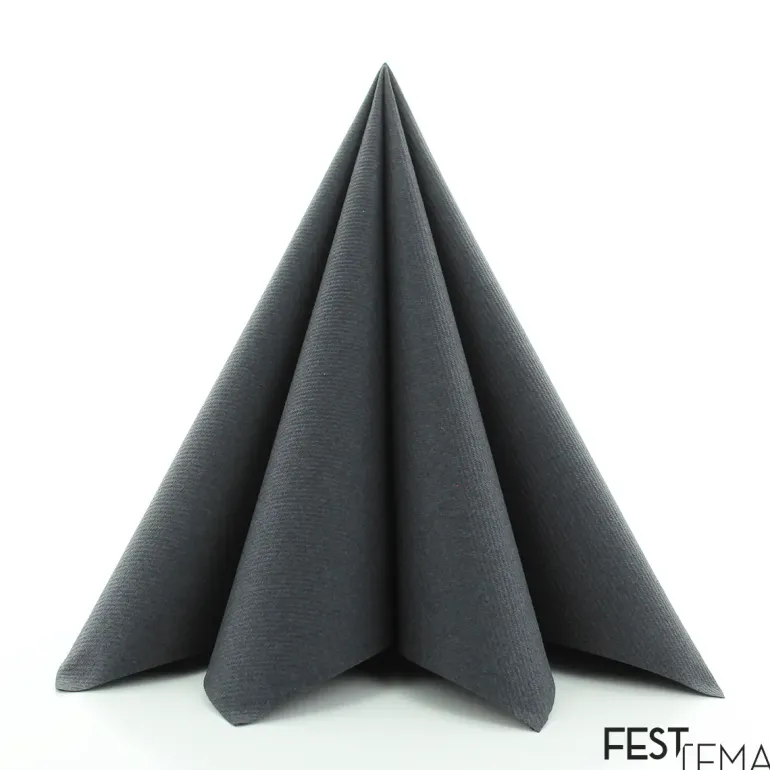 Grey Luxury Servetter "Antracit", 40 x 40 cm, 20 st.