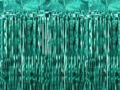 Grøn Glimmerforhæng Folie 100x200cm