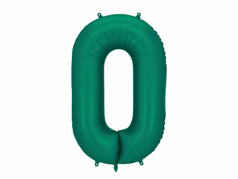 Grøn Tal Ballon 86 cm - 0