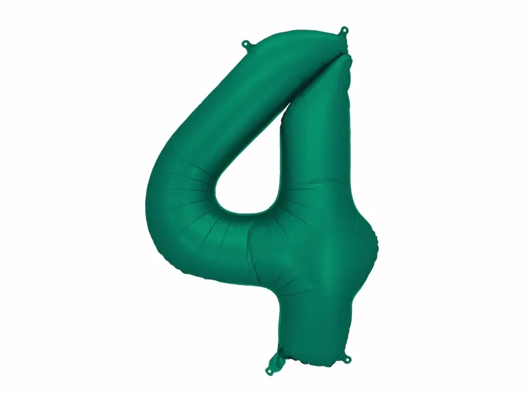 Grøn Tal Ballon 86 cm - 4
