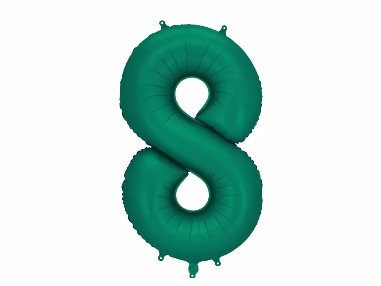 Grøn Tal Ballon 86 cm - 8