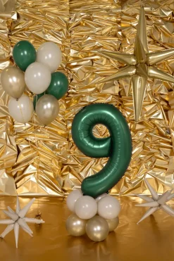 Grøn Tal Ballon 86 cm - 9