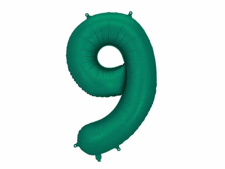 Grøn Tal Ballon 86 cm - 9