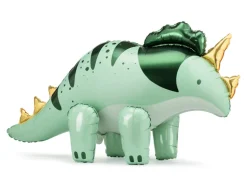 Grøn Triceratops Folieballon til Luft