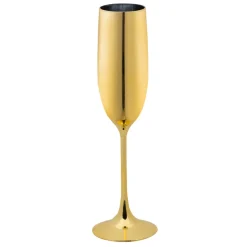 Guld Champagneglas