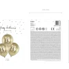 Guld Chrome Ballon, 18år , Glossy Latexballoner