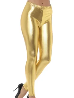 Guld Disco Leggings