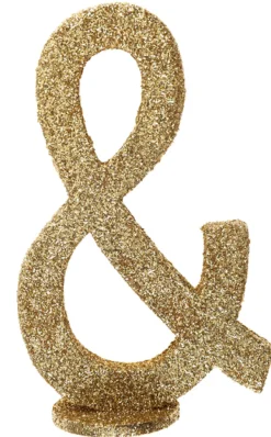 Guld Glitter & Tegn Til Bordet