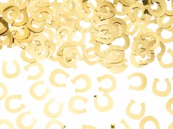 Guld Hestesko Konfetti, 15 gr.