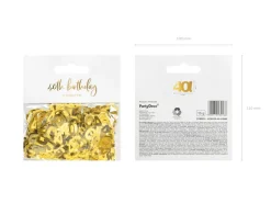 Guld Konfetti, Tal 40, 15G