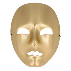 Guld Mimer Maske til Voksne