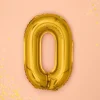 Guld Tal Ballon 35 cm - 0