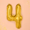 Guld Tal Ballon 35 cm - 4