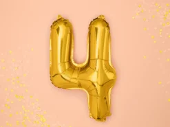 Guld Tal Ballon 35 cm - 4