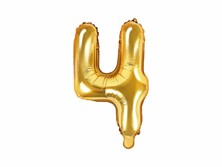 Guld Tal Ballon 35 cm - 4