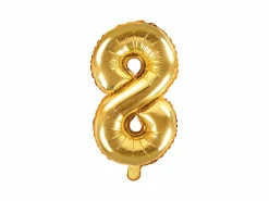 Guld Tal Ballon 35 cm - 8