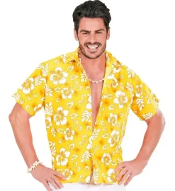 Gul Hawaii Skjorte