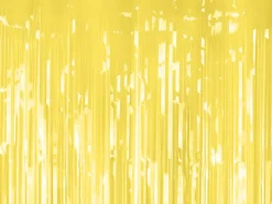 Gult Glimmerforhæng - 100 x 200 cm