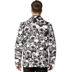 Halloween Blazer Jakke m/Kranier