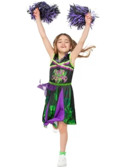 Halloween Børnekostume - Toxic Cheerleader