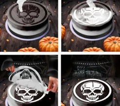 Halloween Kage Stencil - Kranie