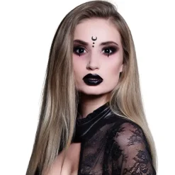 Halloween Kontaktlinser - Sort Heks