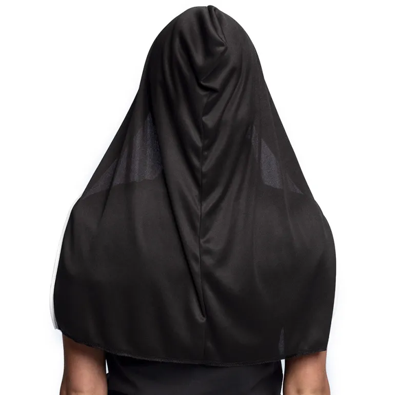 Halloween Maske - Skrigende Nonne