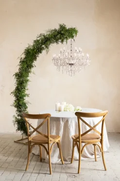 Halvbue Backdrop Stativ i Guld - 135x230 cm