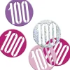 Happy BDAY Pink Glitz Konfetti - 100 År