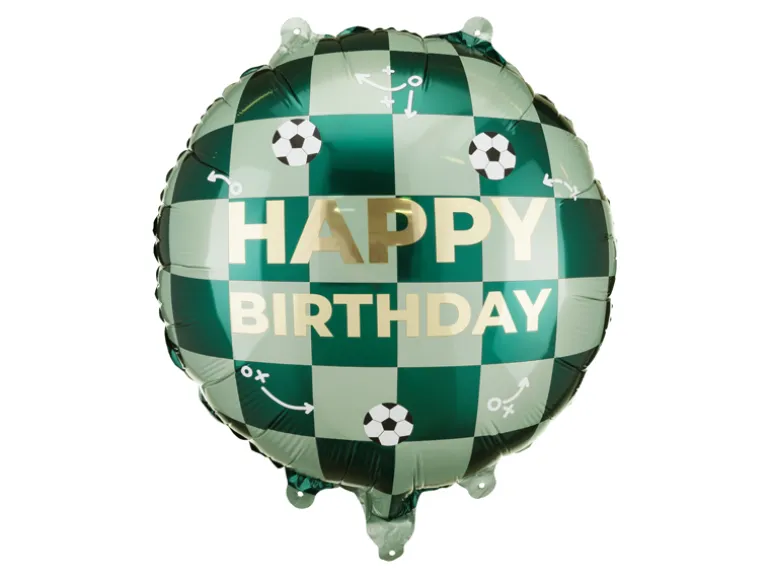 Happy Birthday Folie Ballon Med Balls, 35 X 35 cm, Mix