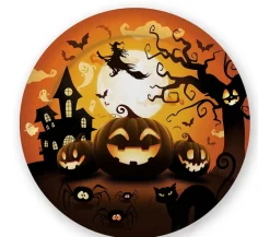 Happy Halloween Tallerkner, 6 stk.