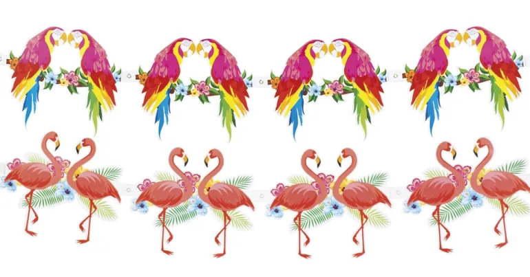 Hawaii Guirlande med fugle