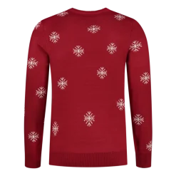 Hello Deer Rudolf Julesweater i Mørkerød