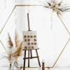Hexagon Backdrop - Guld Baggrunds Stativ