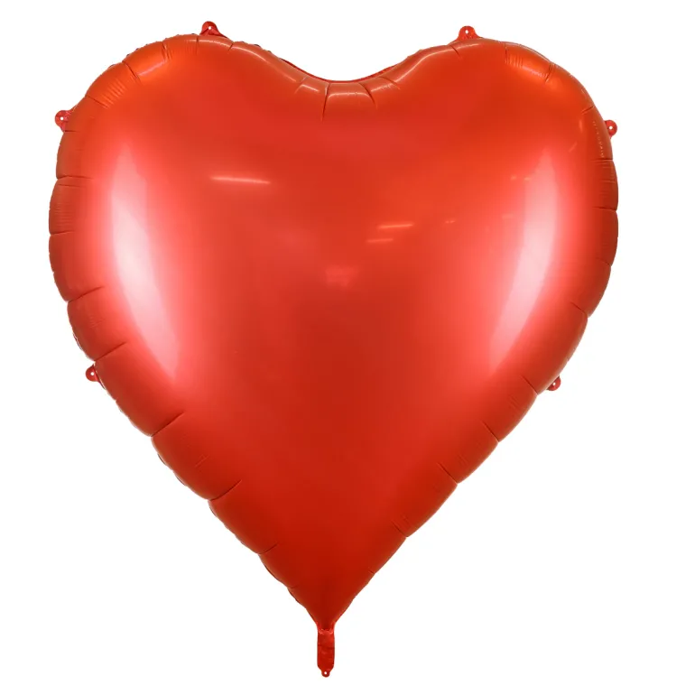 Hjerte Ballon Rød, XXL