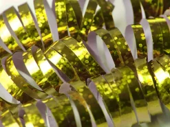 Holografiske Guld Serpentiner