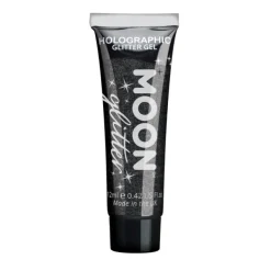 Holografisk Glimmer Gel - Sort