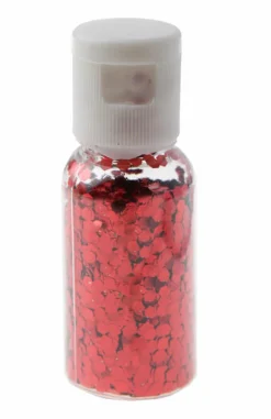 Holografisk Rødt Glimmer, 15g
