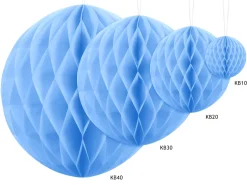Honeycomb Lyseblå, 20 cm