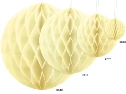 Honeycomb Lysegul "Straw", 30 cm