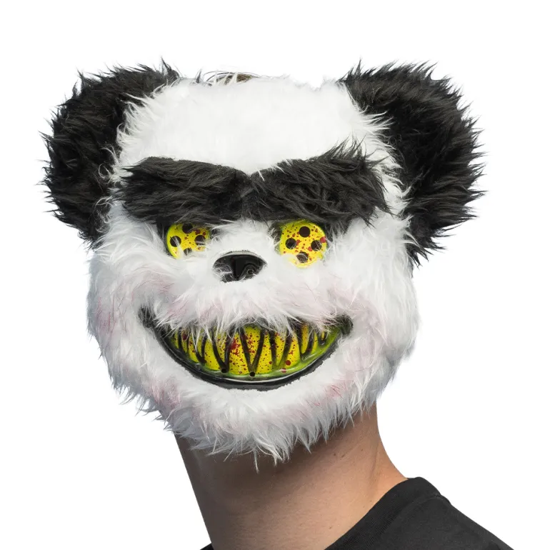 Horror Plys Panda Maske