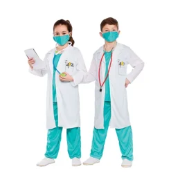 Hospital Doktor, Scrub Kit m/Kittel