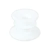Hvid Lysestage, 4 cm