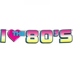 'I Love The 80's'' Guirlande
